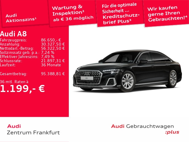 Audi A8 50 TDI Lang Quattro