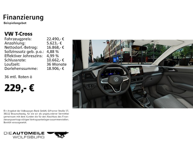 Volkswagen T-Cross 1.0 TSI Life
