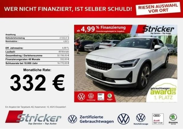 Polestar 2 Long range Pilot Single motor