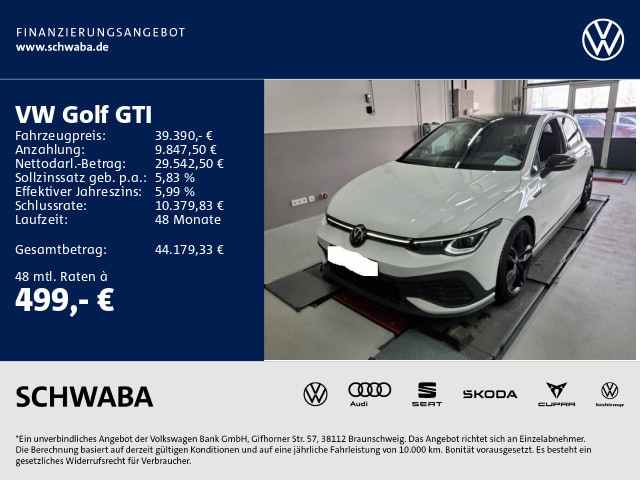 Volkswagen Golf 2.0 TSI GTI Golf VIII