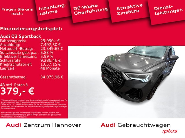 Audi Q3 35 TFSI S-Line Sportback