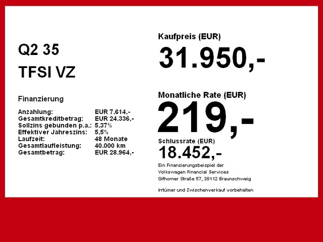 Audi Q2 35 TFSI S-Tronic