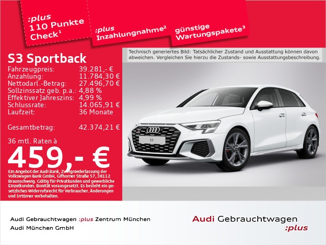 Audi S3 Quattro S-Tronic Sportback