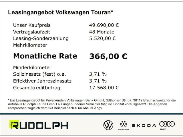 Volkswagen Touran 1.5 TSI DSG