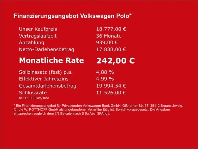 Volkswagen Polo 1.0 TSI IQ.Drive R-Line
