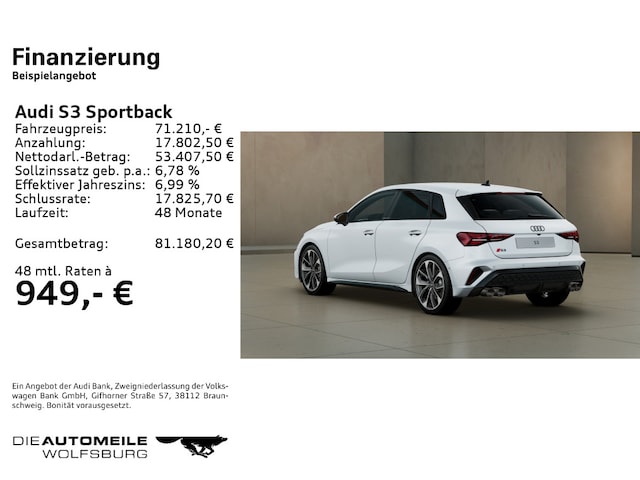 Audi S3 Quattro S-Tronic Sportback