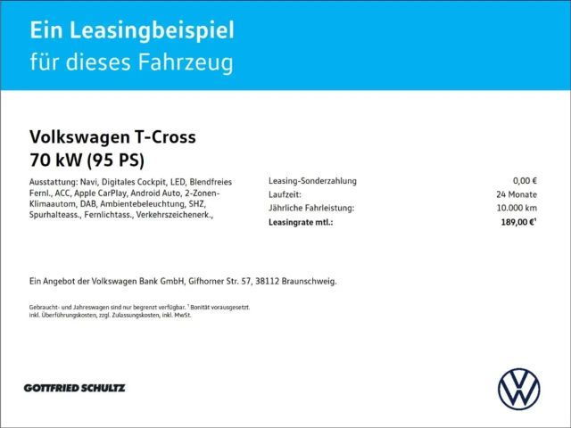 Volkswagen T-Cross 1.0 TSI