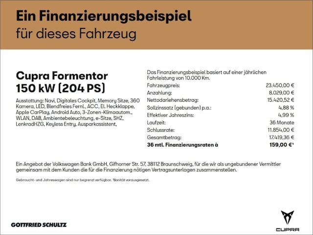 Cupra Formentor 1.4 DSG e-Hybrid