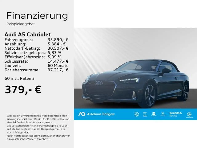 Audi A5 45 TFSI Cabriolet Quattro S-Tronic