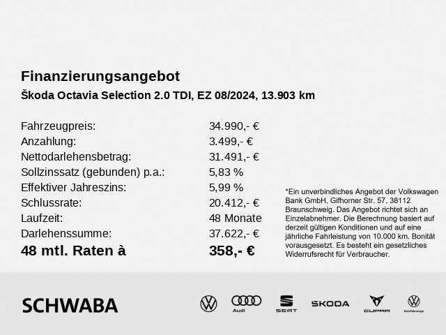 Skoda Octavia Combi Selection