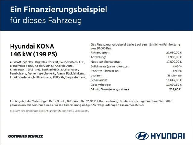 Hyundai Kona 1.6 N Line T-GDi