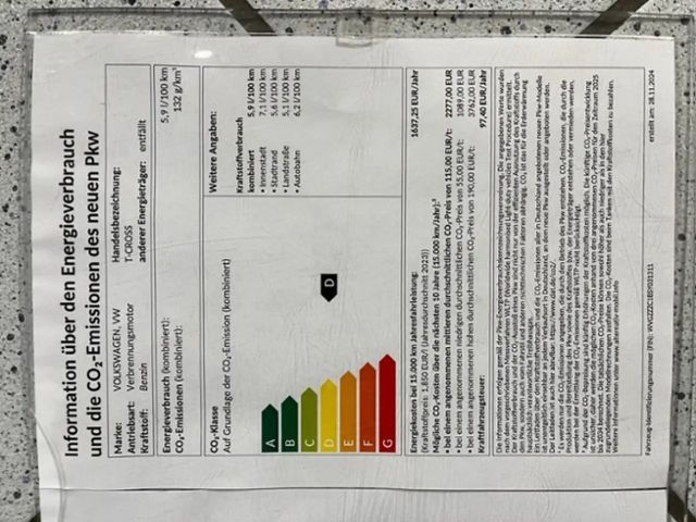 Volkswagen T-Cross 1.0 TSI
