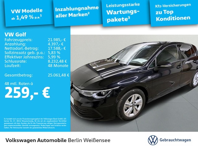 Volkswagen Golf 1.5 TSI Golf VIII Life