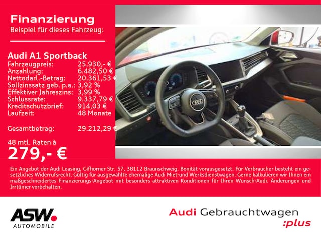 Audi A1 25 TFSI S-Line Sportback