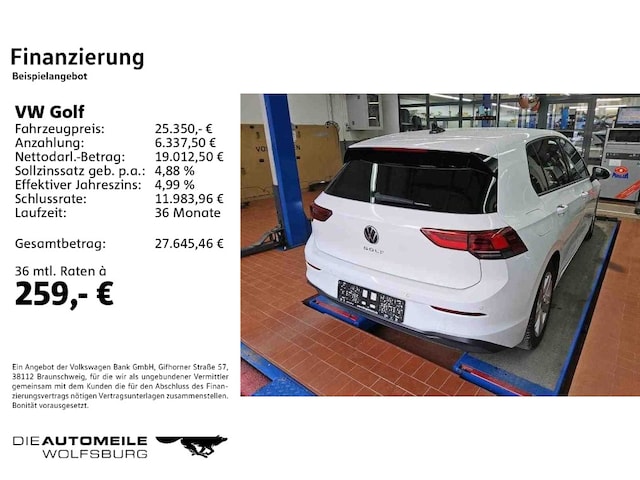 Volkswagen Golf 1.5 TSI Golf VIII Life