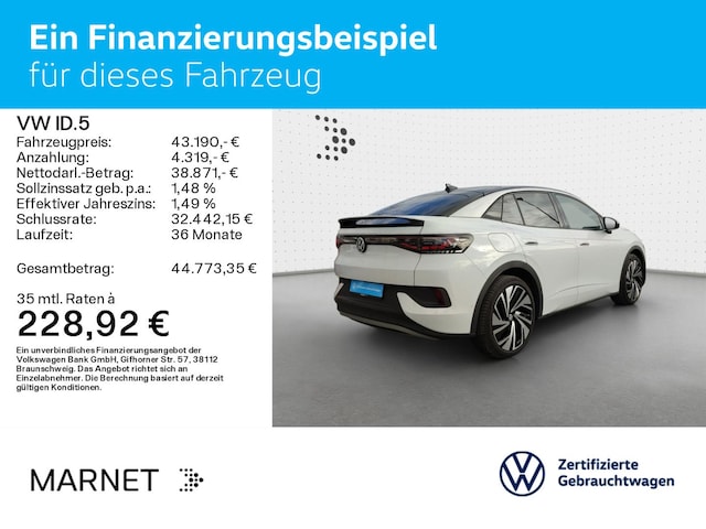 Volkswagen ID.5 77 KWh IQ.Drive Pro