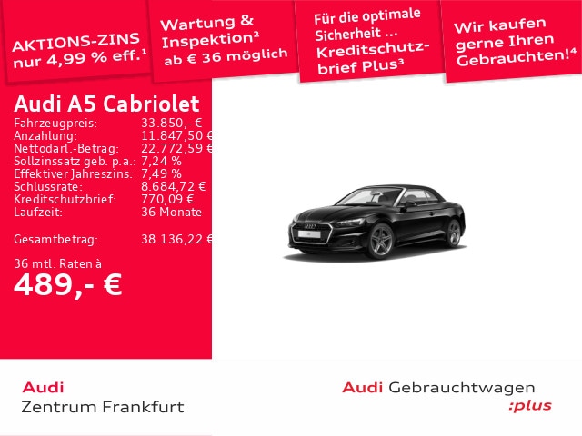 Audi A5 35 TFSI Cabriolet S-Tronic