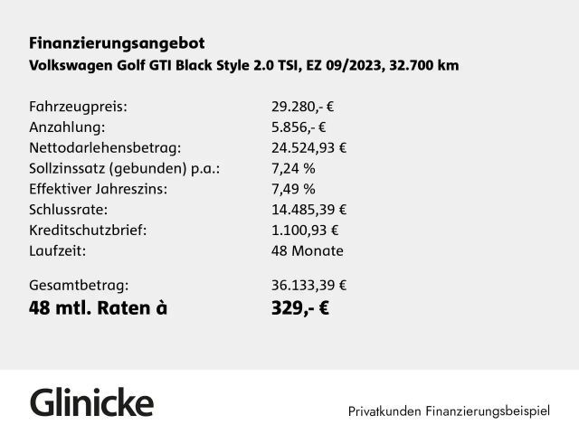 Volkswagen Golf 2.0 TSI DSG GTI Golf VIII