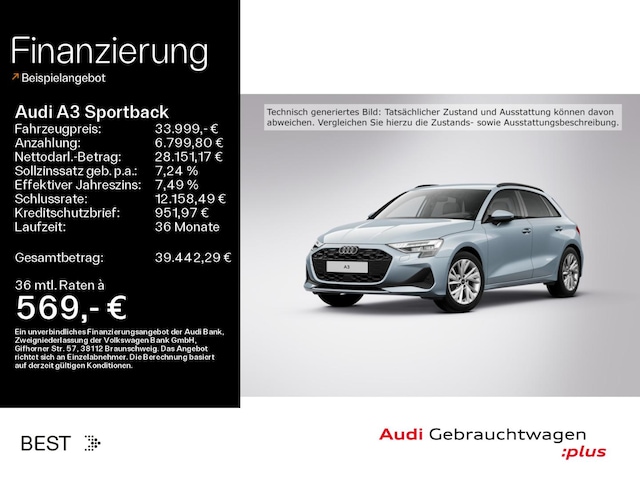 Audi A3 35 TFSI S-Tronic Sportback