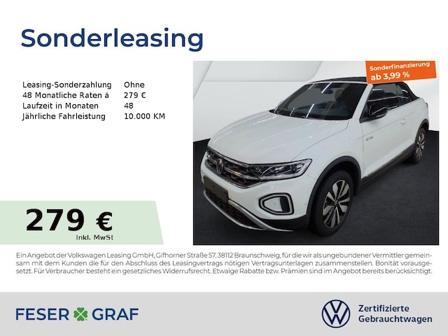 Volkswagen T-Roc 1.0 TSI Cabriolet