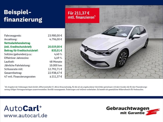 Volkswagen Golf 1.5 TSI Golf VIII