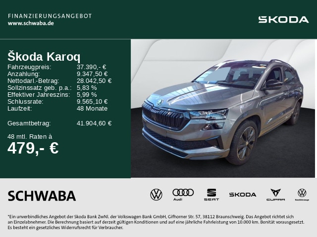 Skoda Karoq 2.0 TSI Sportline