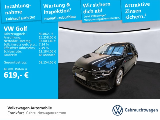 Volkswagen Golf 2.0 TSI DSG GTI Golf VIII