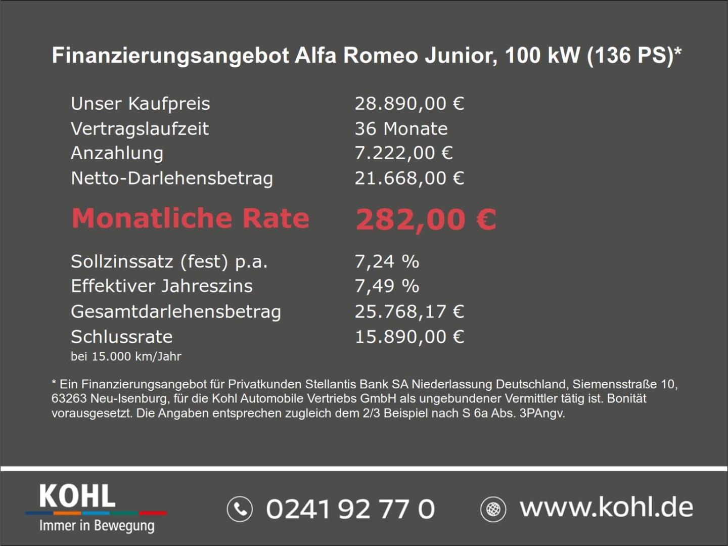 Alfa Romeo Junior Ibrida Speciale