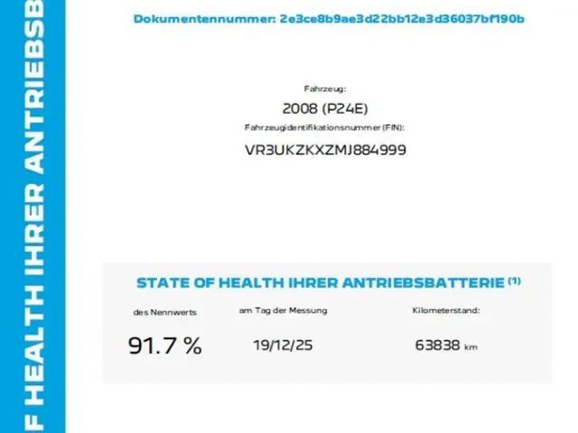 Peugeot E-2008 Active Pack