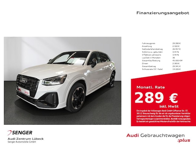 Audi Q2 30 TFSI S-Line