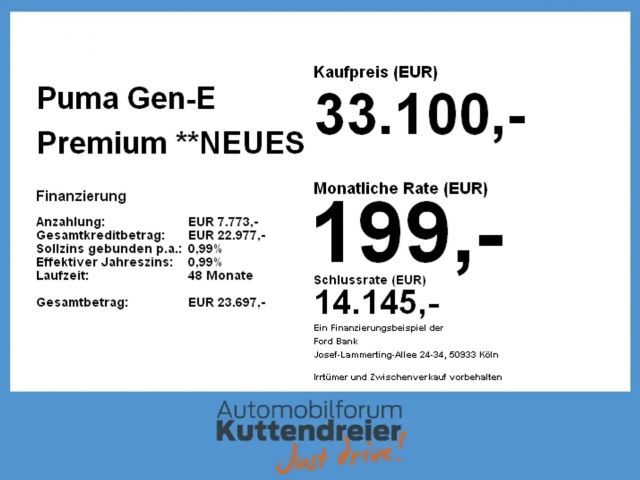 Ford Puma Gen-E Premium