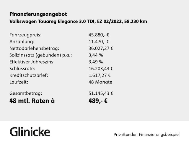 Volkswagen Touareg 3.0 V6 TDI Elegance Elegance