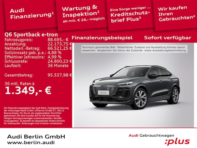 Audi Q6 e-tron Performance Sportback