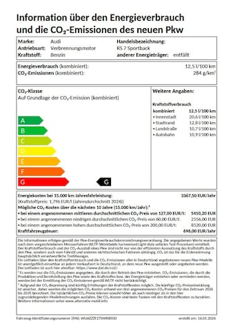 Audi RS7 Quattro Sportback