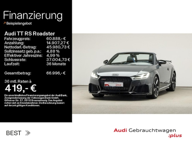 Audi TT RS Quattro Roadster S-Tronic