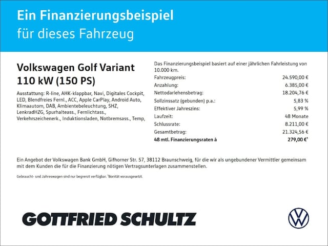 Volkswagen Golf 1.5 TSI R-Line Variant