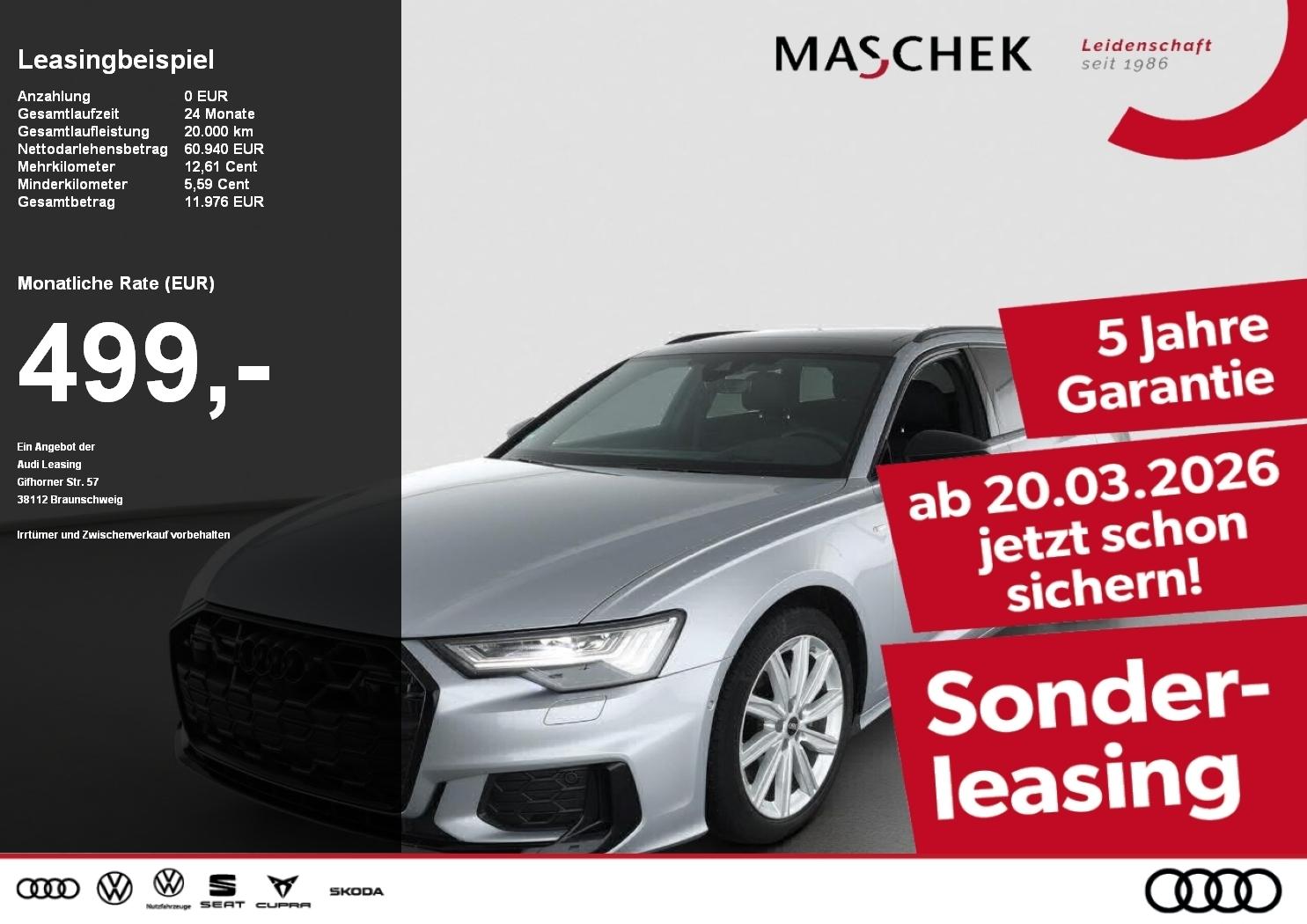 Audi A6 45 TFSI Avant Quattro S-Line