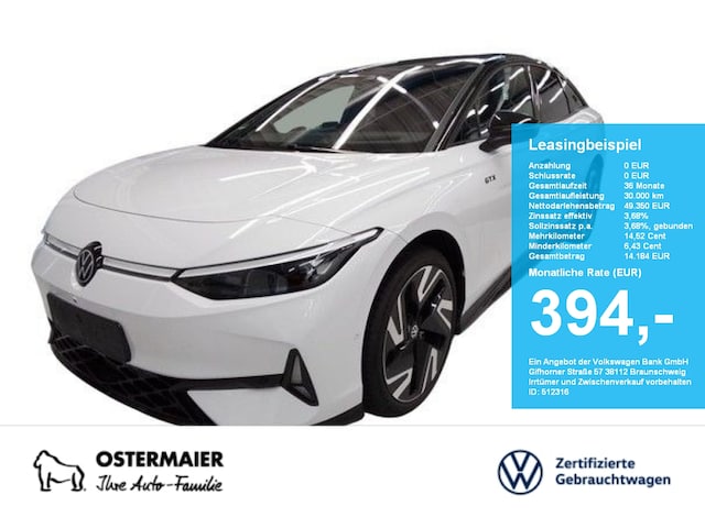 Volkswagen ID.7 340PS NP.77T ACC.5J-G.WÄRMEPUMPE.AHK.AREA-VIEW.NAVI.HUD.PANO.LED