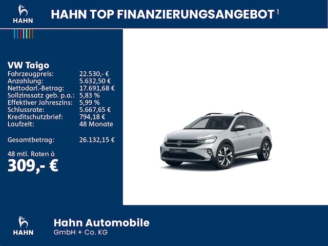 Volkswagen Taigo 1.0 TSI DSG Life