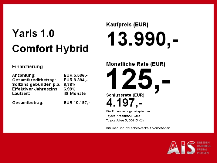 Toyota Yaris 5-deurs Basis Comfort