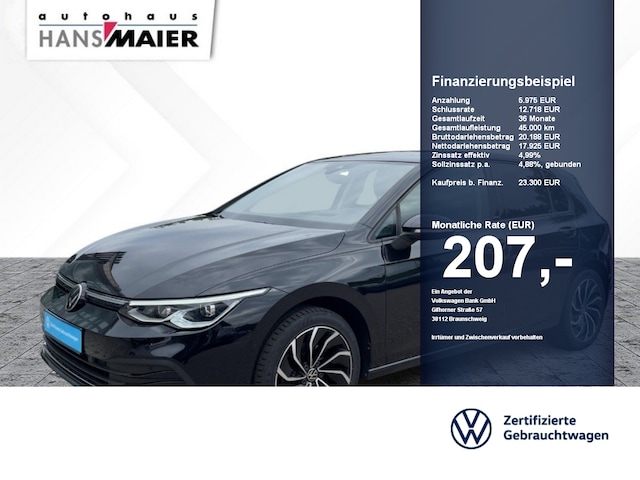 Volkswagen Golf 8 Lim. TDI Navi Pano HuD StdHz LED