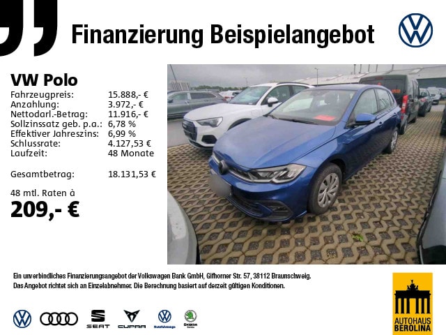 Volkswagen Polo 1.0 TSI Life