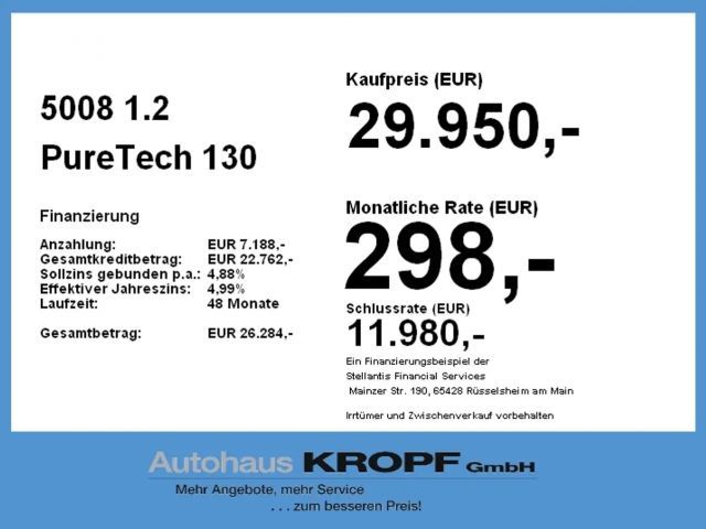 Peugeot 5008 Allure Pack PureTech