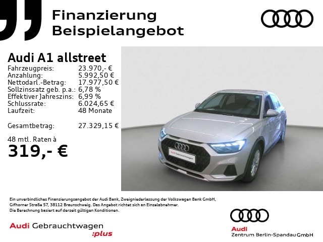 Audi A1 30 TFSI Allstreet