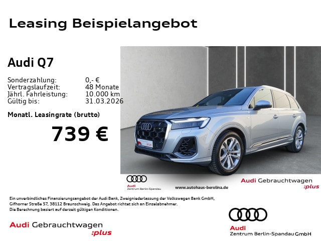 Audi Q7 55 TFSI Quattro S-Line