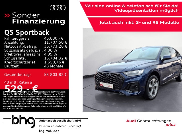 Audi Q5 50 TDI Quattro Sportback