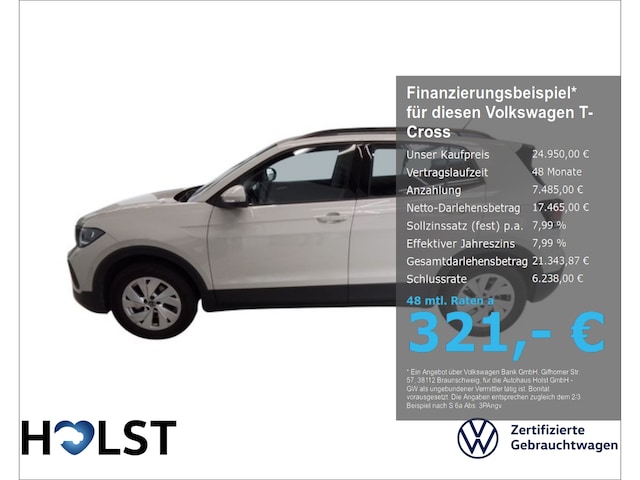 Volkswagen T-Cross 1.0 TSI IQ.Drive Life
