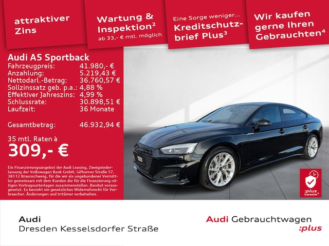 Audi A5 50 TDI Quattro Sportback