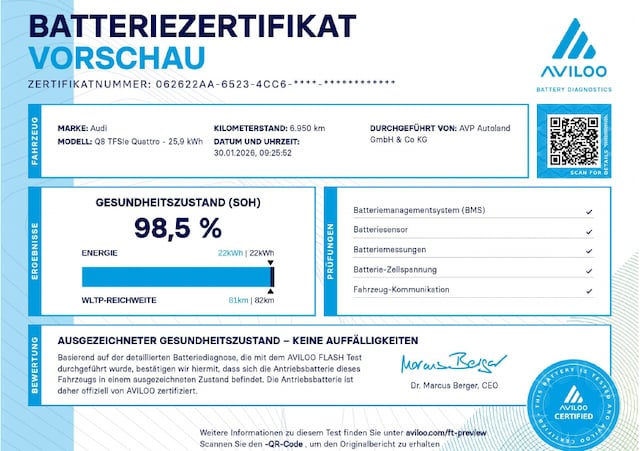 Audi Q8 55 TFSI Hybride Quattro