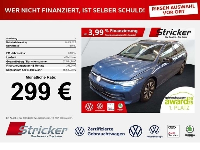 Volkswagen Golf 2.0 TDI DSG Variant